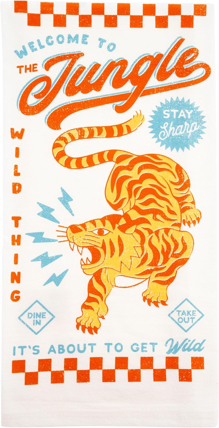 Tiger Diner Tea Towel 50 MW-22758