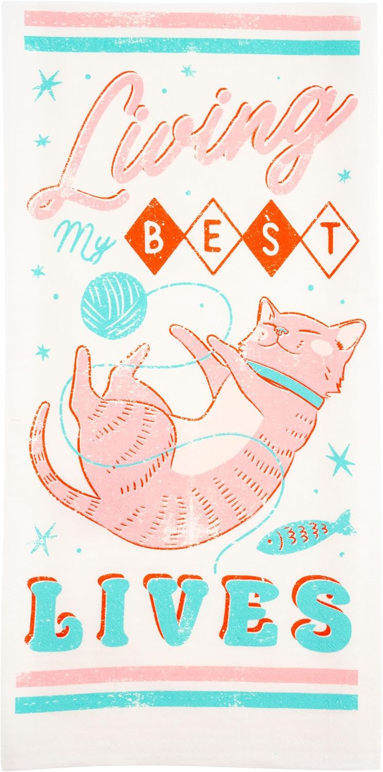 Cat Diner Tea Towel 50 MW-22759