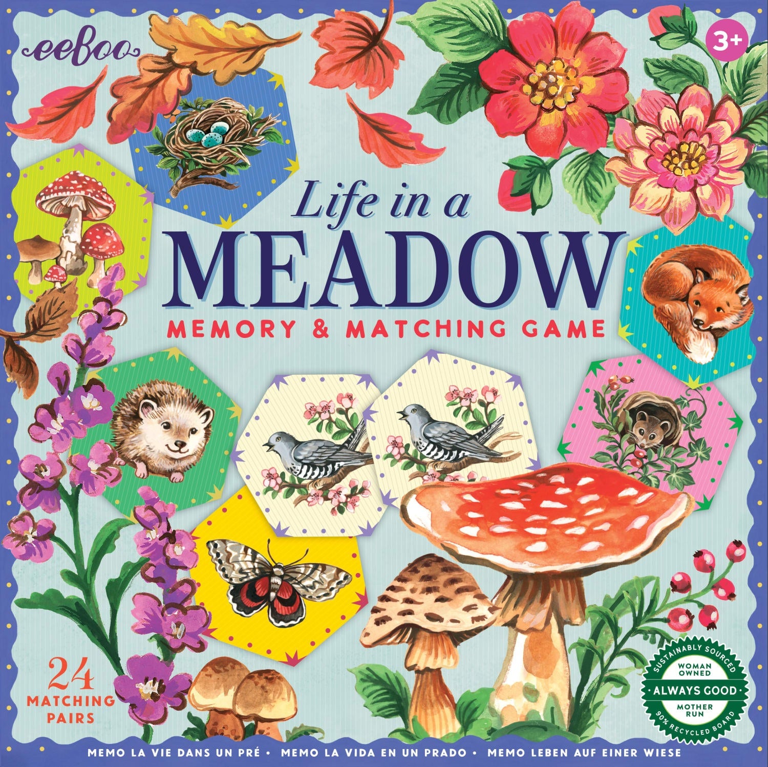 Meadow Memory Matching Game 80 MW-22800