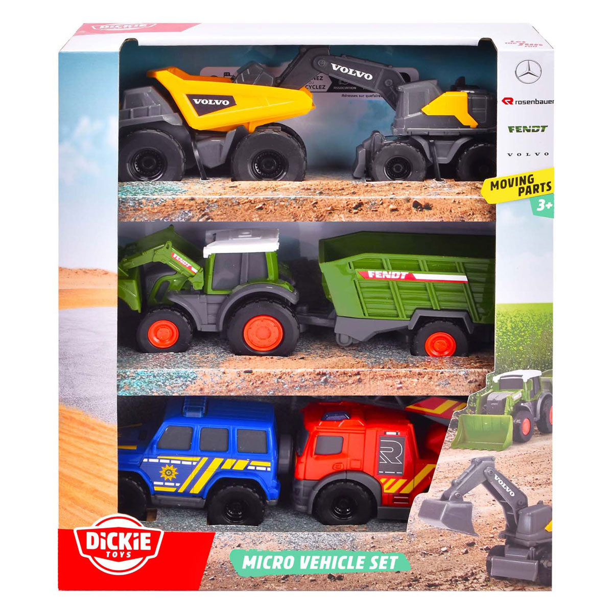 Dickie Micro City Vehicles 80 MW-22812
