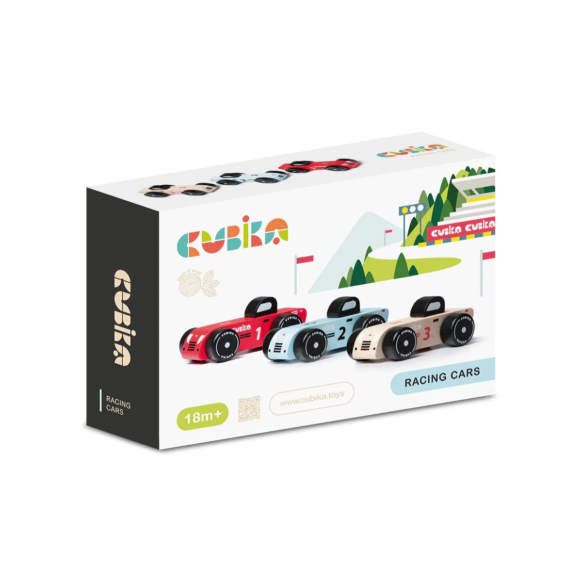 Wooden Racing Cars Set 80 MW-22821