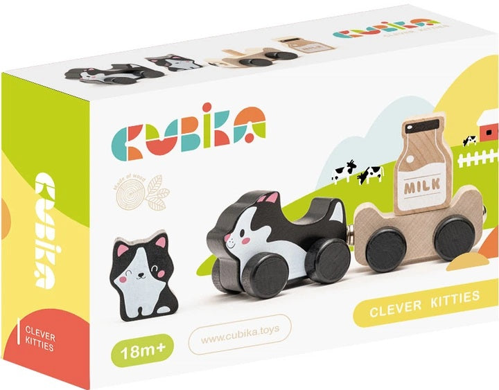 Wooden Kitties Set 80 MW-22822