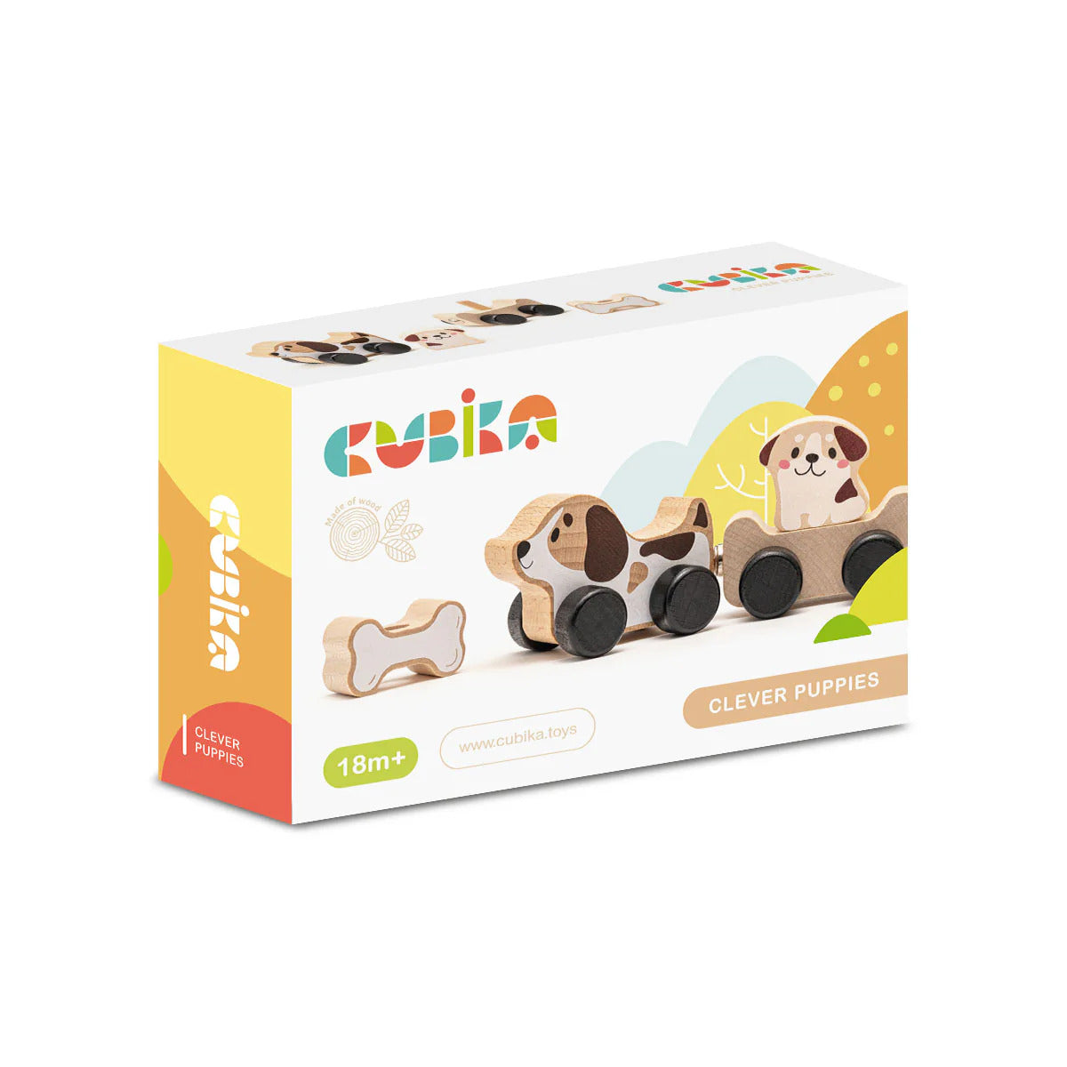 Wooden Puppies Set 80 MW-22823