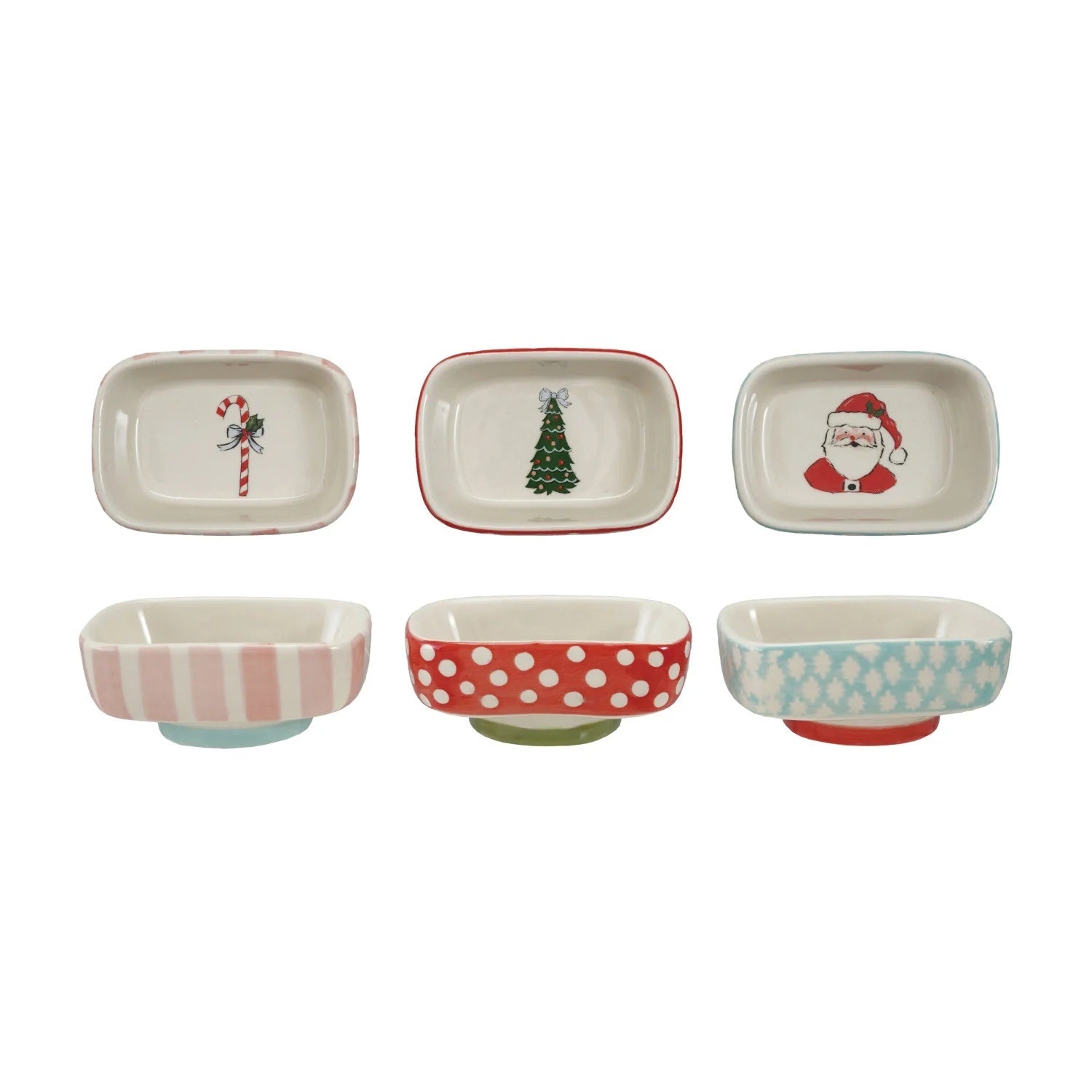 Stoneware Footed Dish - Assorted - 1 Piece 50 MW-22913