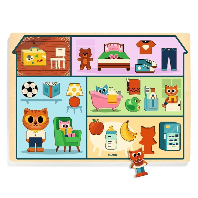 Wooden Puzzle House 80 MW-22962_8c778008-0d5e-4ba8-b08f-e1789455b80e