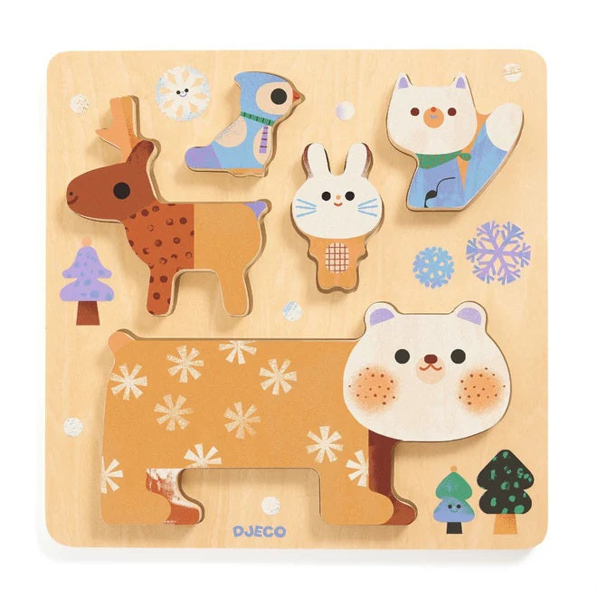 Woodystack Animals Puzzle 80 MW-22965