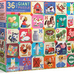 My Farm Alphabet Giant Puzzle 80 MW-23017