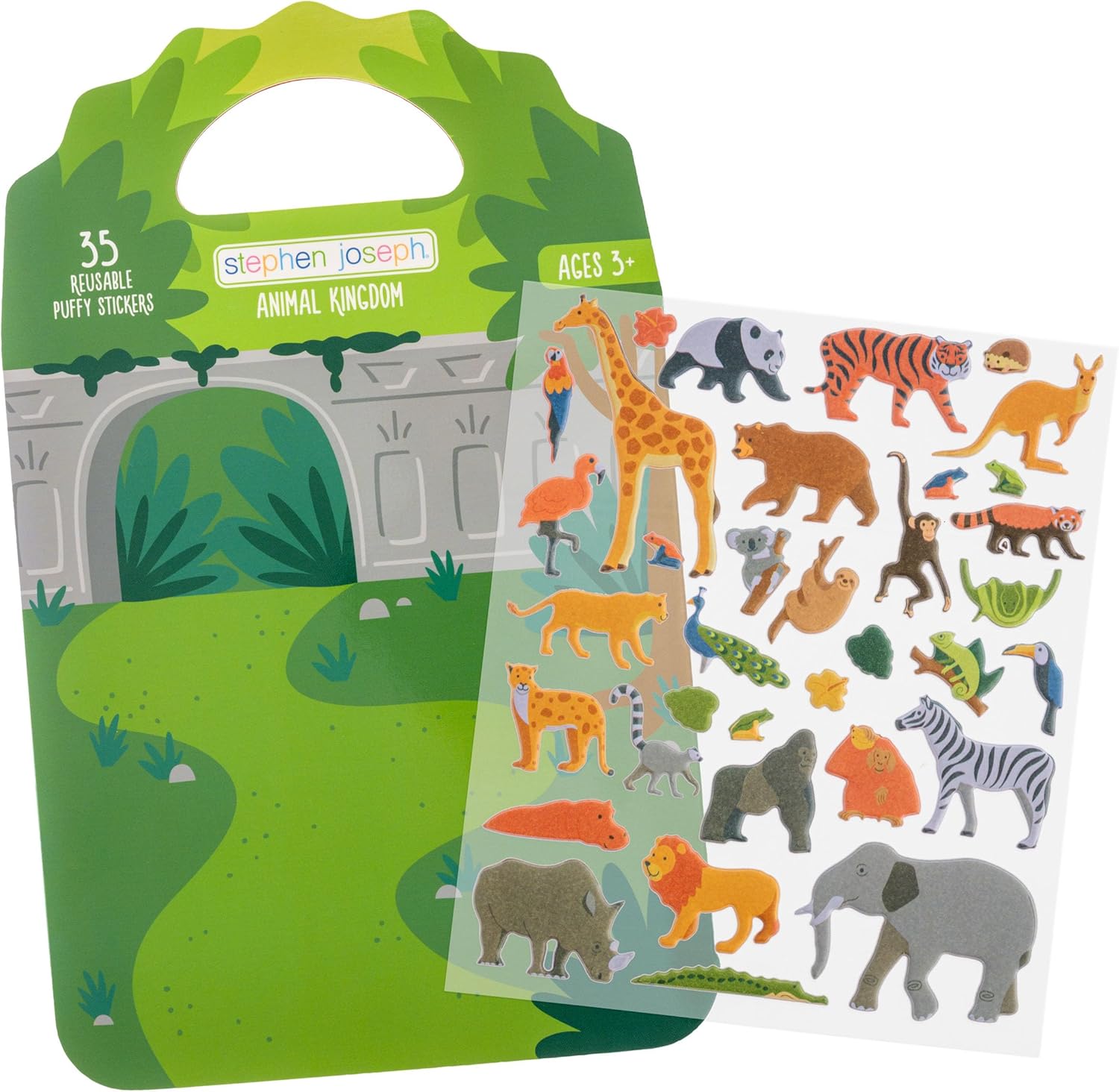 Puffy Stickers Zoo 80 MW-23052