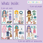 Paper Doll Kit Cowgirl 80 MW-23058_4