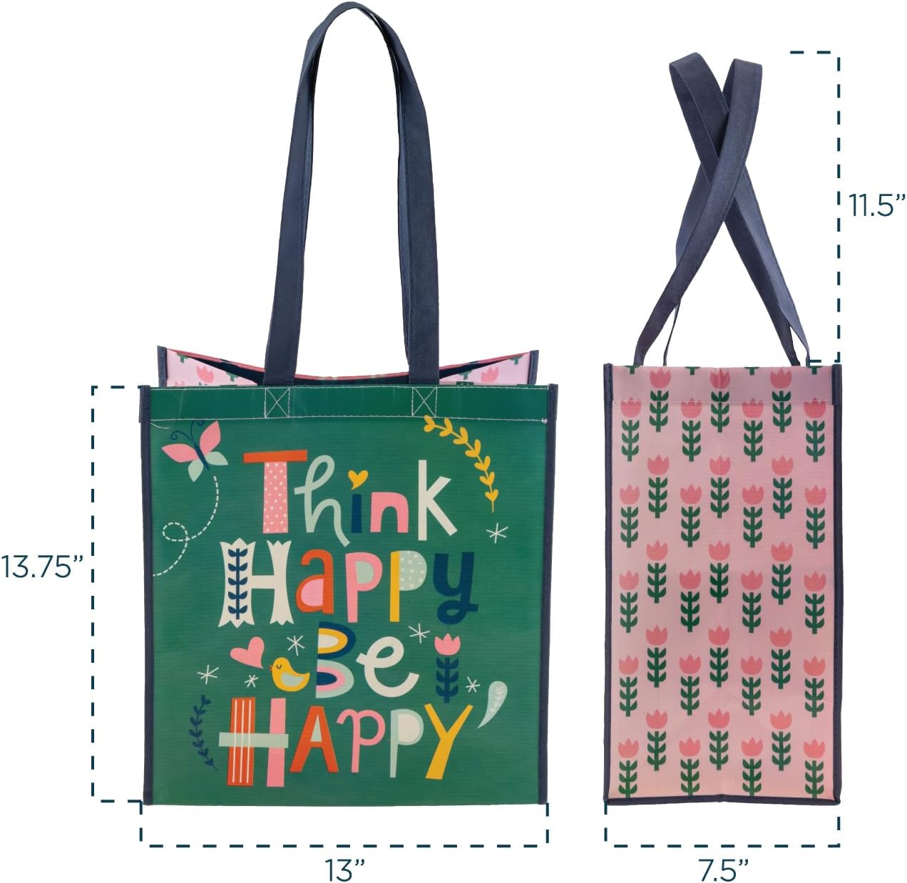 Large Gift Bag Be Happy 50 MW-23066_8ca5670d-e4e7-4b86-a249-b7d64369f4cc