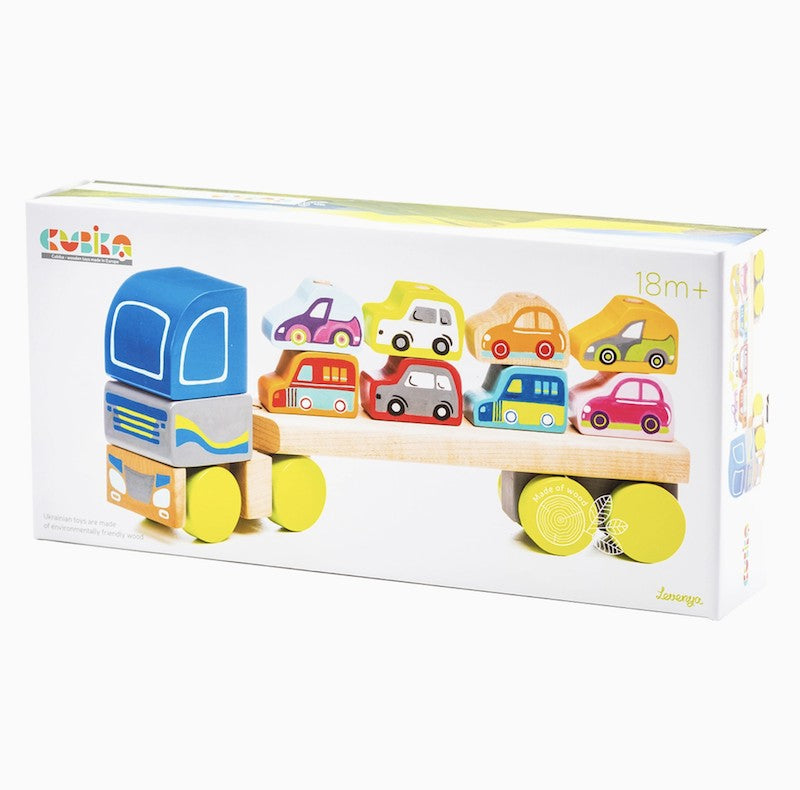 Wooden Truck With Cars 80 MW-23126