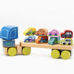 Wooden Truck With Cars 80 MW-23126_3