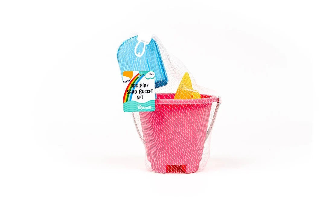 3Pc Pink Sand Bucket Set 80 MW-23129