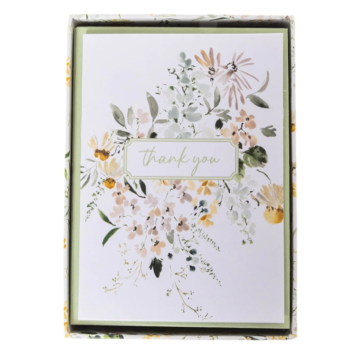 Watercolor Floral Boxed Notes 50 MW-23150
