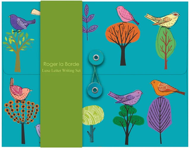 Bird Blue Letter Writing Set 50 MW-23196