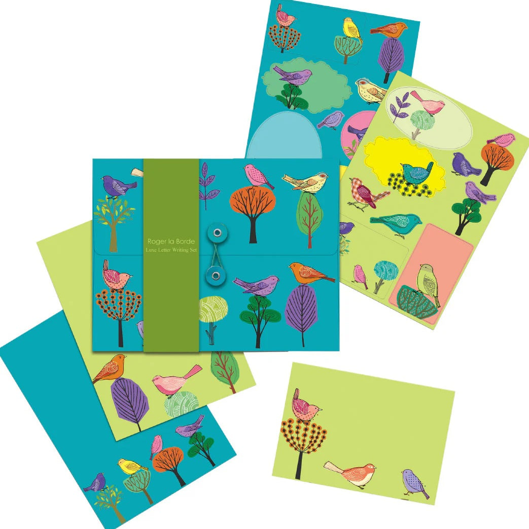 Bird Blue Letter Writing Set 50 MW-23196_6c47452a-475f-4121-be70-4426b078dd59