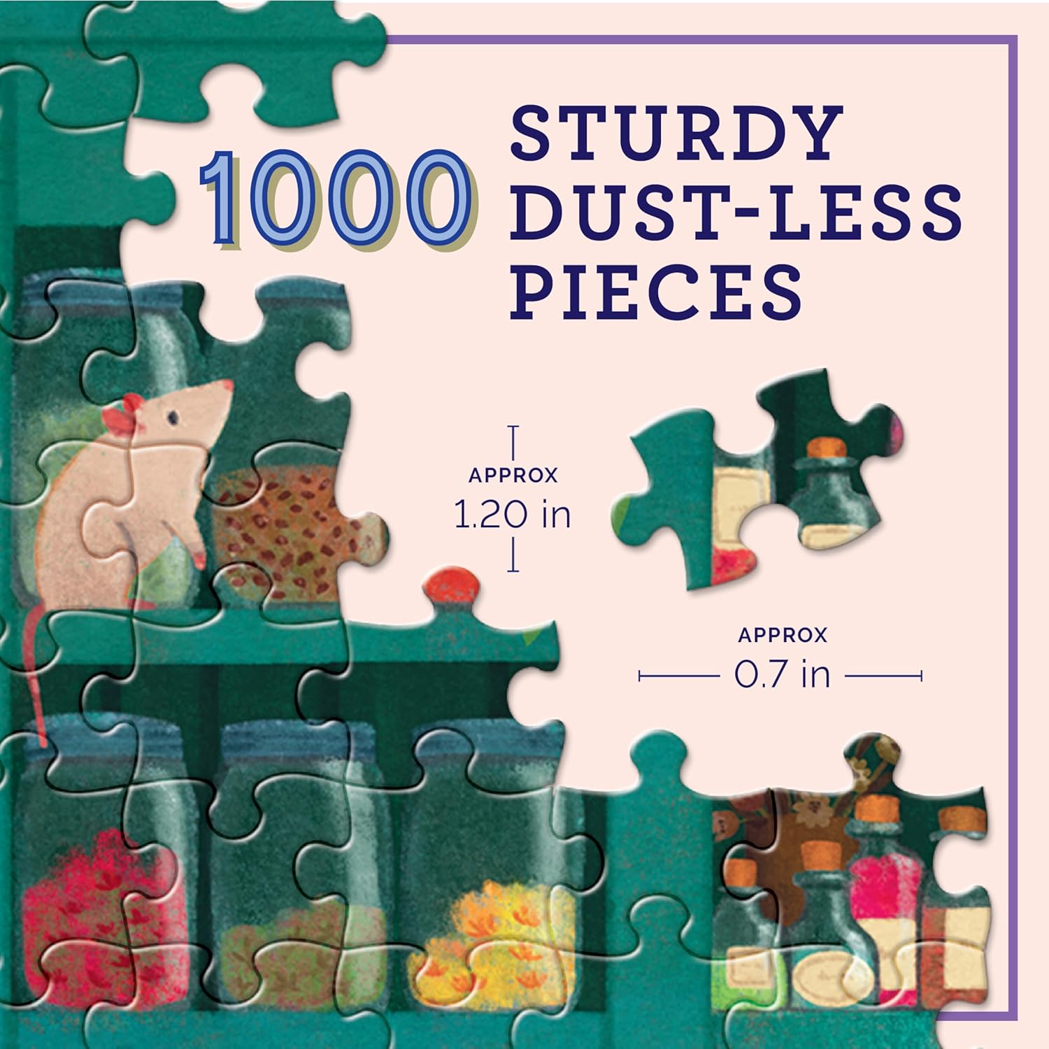 eeBoo Sorcerer's Den 1000-Piece Puzzle 80 MW-23221_3