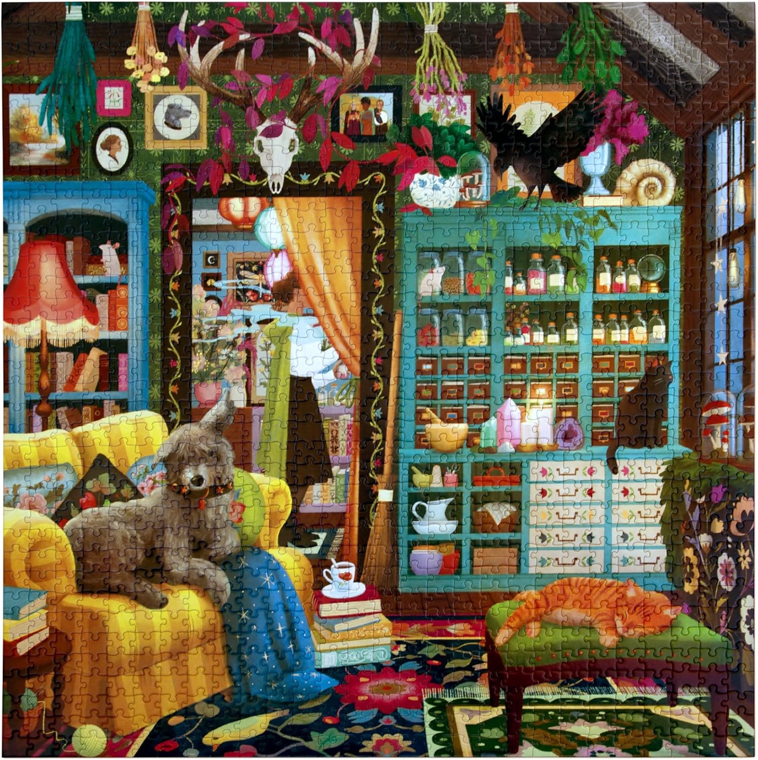 eeBoo Sorcerer's Den 1000-Piece Puzzle 80 MW-23221_d8dbbafd-5379-4c3e-89d9-8531bb682cd8