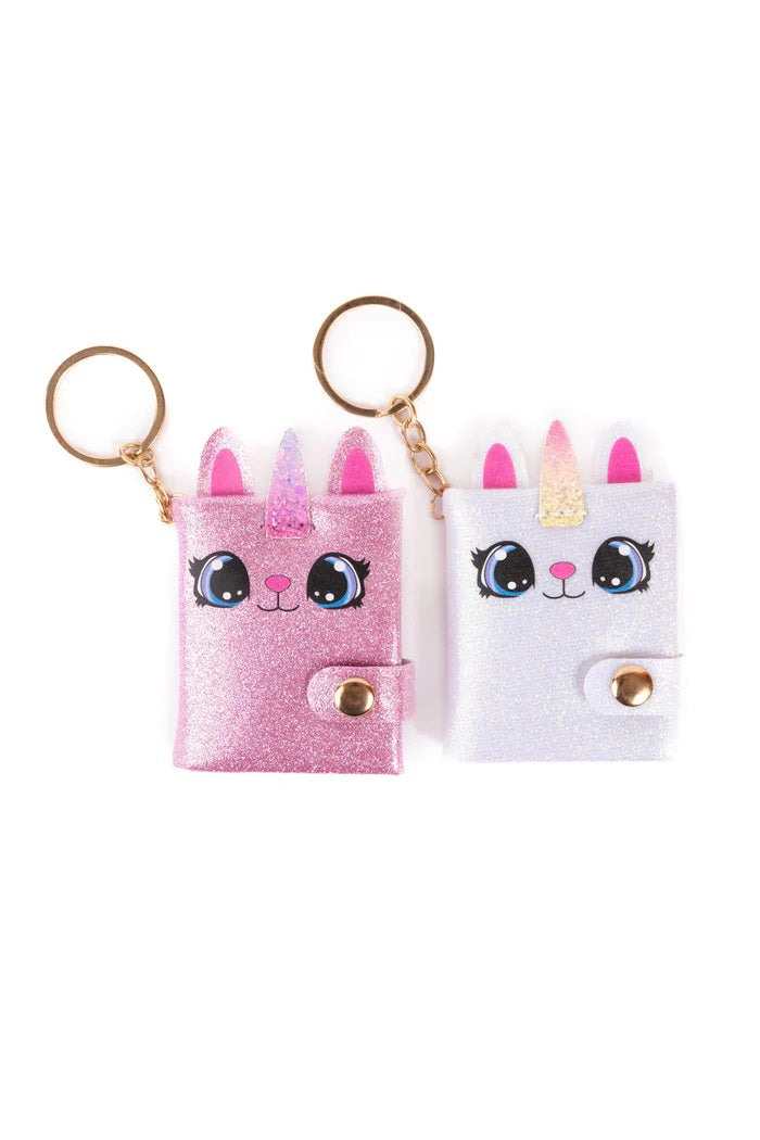 Great Pretenders Mini Sparkly Friends Keychain Journal - Caticorn 80 MW-23237