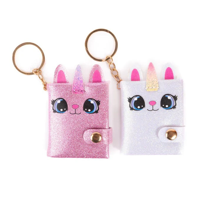 Great Pretenders Mini Sparkly Friends Keychain Journal - Caticorn 80 MW-23237