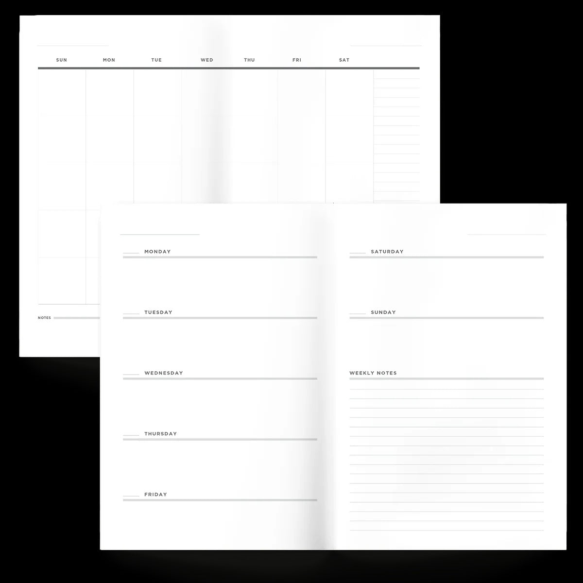 Denik Flower Crescent Moon Notecards 50 MW-23247_4