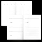 Denik Flower Crescent Moon Notecards 50 MW-23247_4