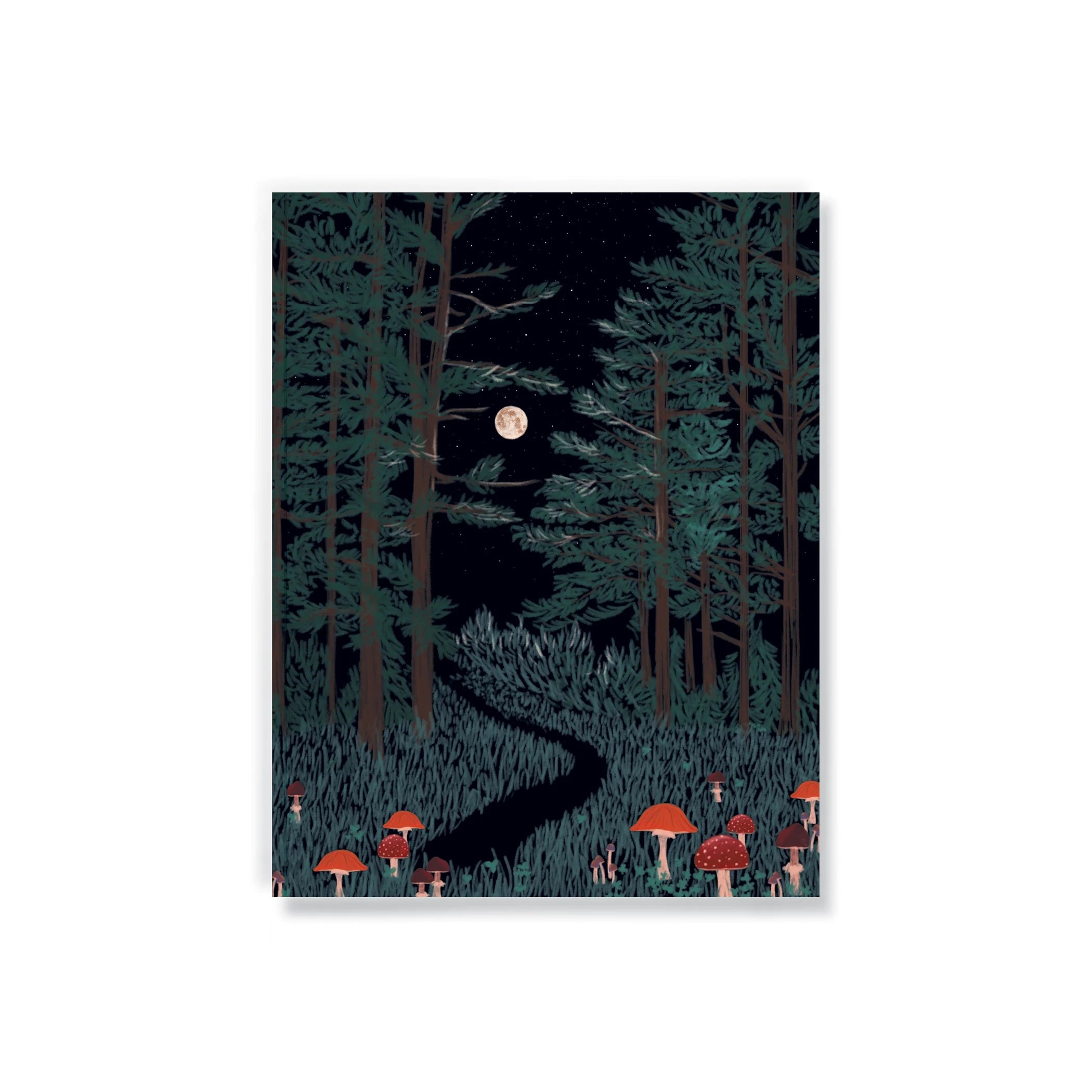 Denik Moonrise Forest Medium Layflat Notebook 50 MW-23253