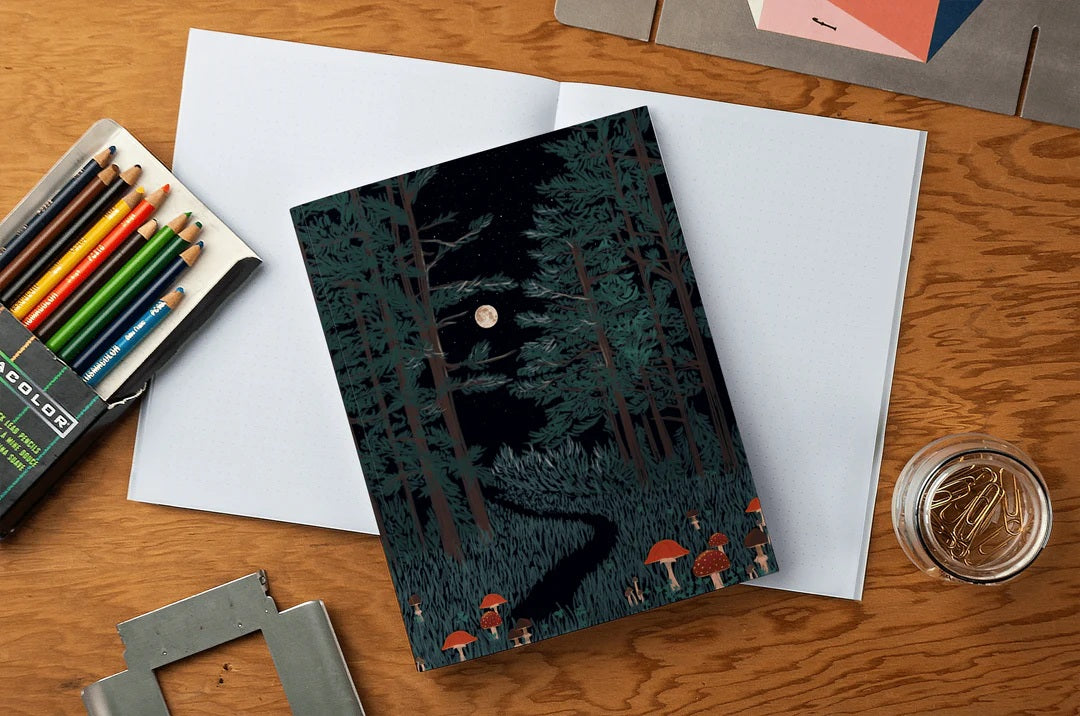 Denik Moonrise Forest Medium Layflat Notebook 50 MW-23253_2