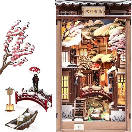 Hands Craft Kyoto Snow Whisper DIY Book Nook Kit 50 MW-23263_cad362d3-c31b-48db-8fca-c2799895fe05