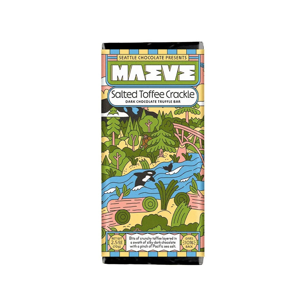 Maeve Salted Toffee Crackle Truffle Bar 83 MW-23304