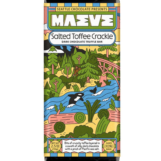 Maeve Salted Toffee Crackle Truffle Bar 83 MW-23304