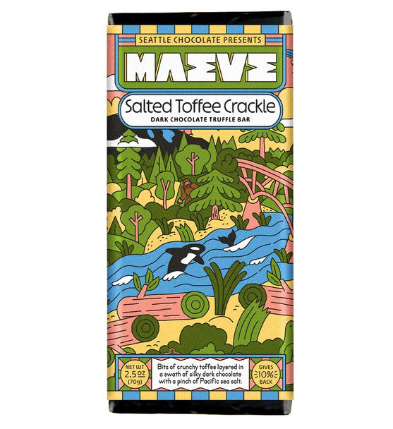 Maeve Salted Toffee Crackle Truffle Bar 83 MW-23304
