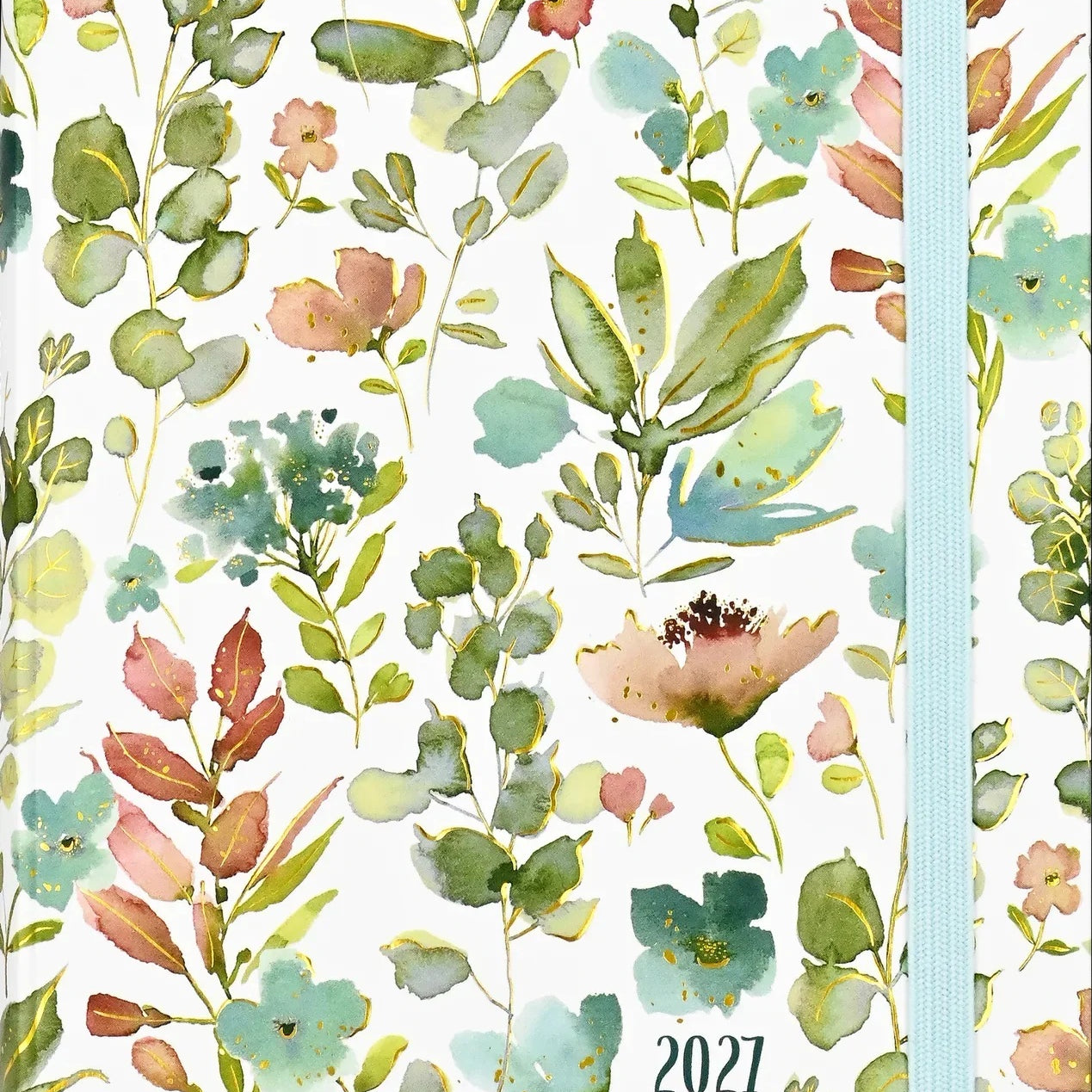 2027 Floral Watercolor Weekly Planner by Peter Pauper Press 20 MW-23319