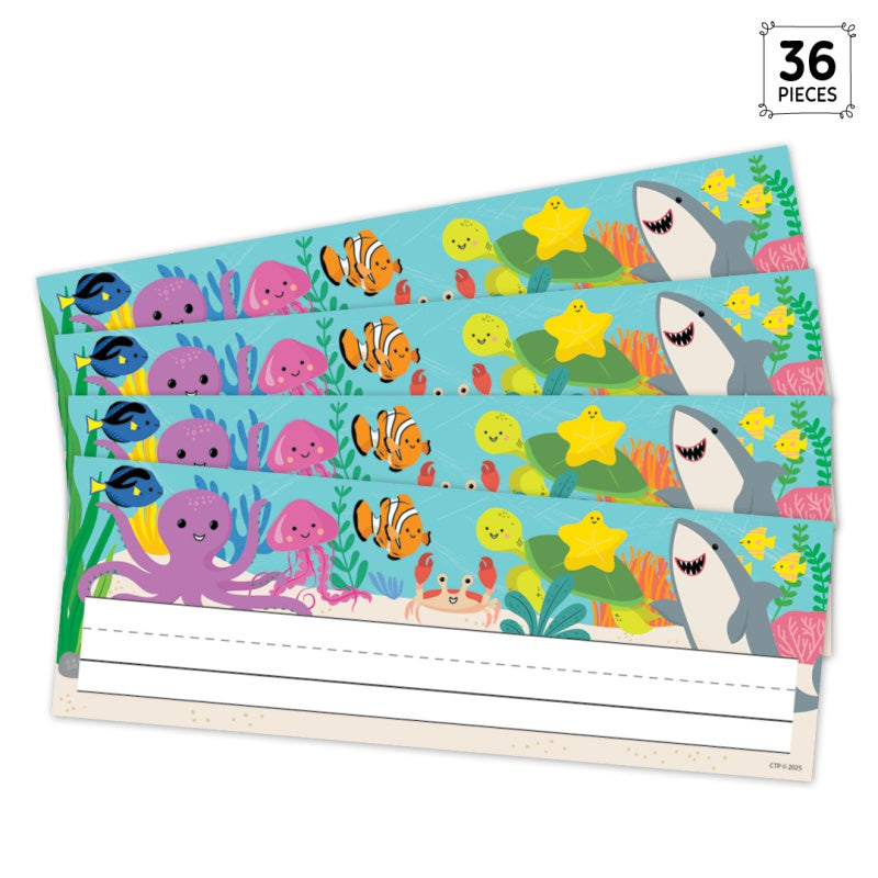 Creative Teaching Press Sea Friends Name Plates