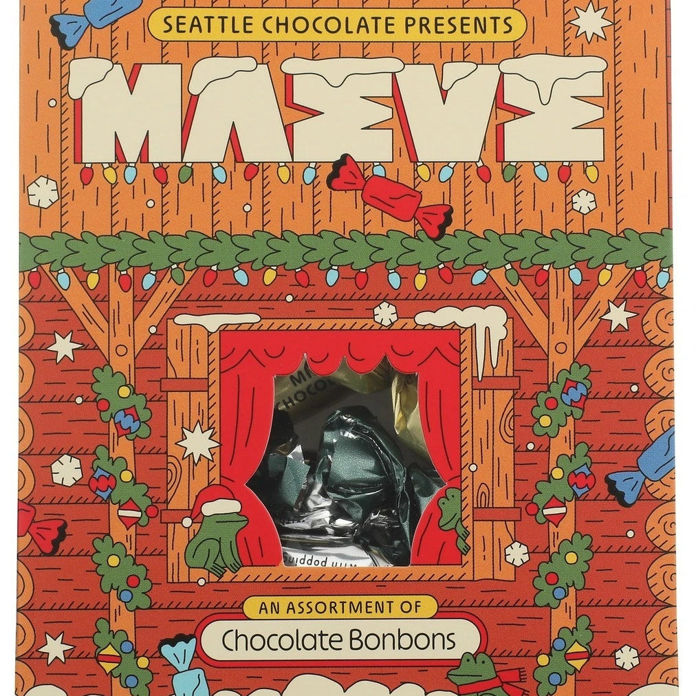 Maeve Holiday Cabin Fever Bonbon Box, 4 oz 83 MW-23459
