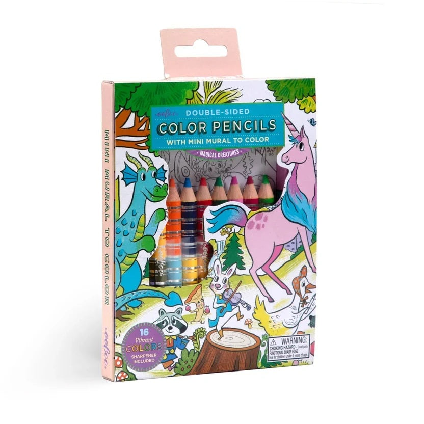 eeBoo Magical Creatures Colored Pencil Mini Mural 80 MW-23606