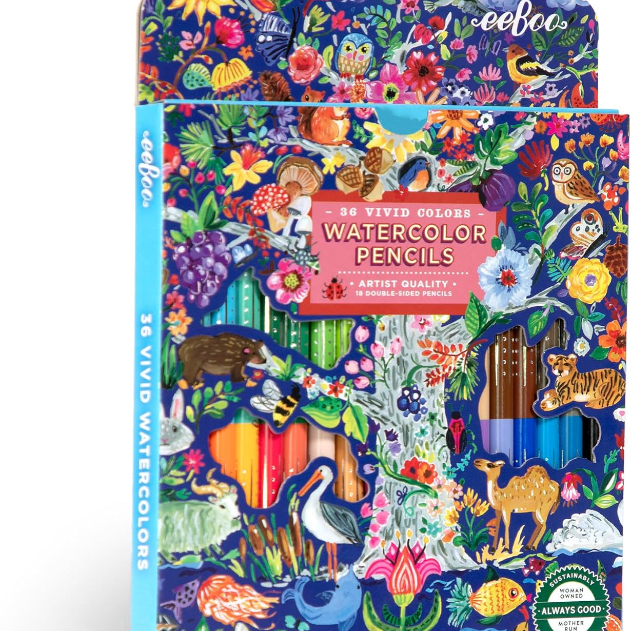 eeBoo Tree of Life Watercolor Pencils 80 MW-23608