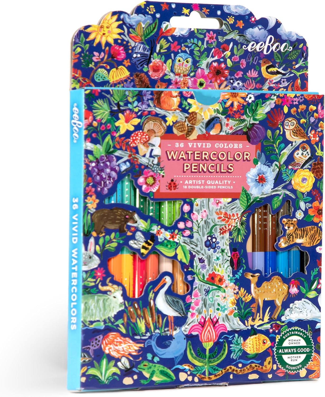 eeBoo Tree of Life Watercolor Pencils 80 MW-23608