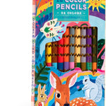 eeBoo Fawn & Sun Double-Sided Colored Pencils - 12 Pack 80 MW-23609