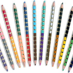 eeBoo Fawn & Sun Double-Sided Colored Pencils - 12 Pack 80 MW-23609_8227b224-6210-4891-a95c-e3e8fcbabfe0