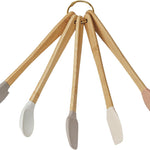 Silicone & Wood Mini Kitchen Utensil Set - 5 Pieces 50 MW-23623