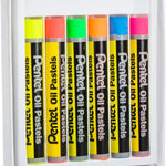 Pentel Arts Fluorescent Oil Pastels - 6 Colors Arts & Crafts PLPHNF6_2