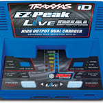 Traxxas Ez Peak Live Dual, 200W Multi-Chemistry Charger With Id, Blue 2973 RC-1028
