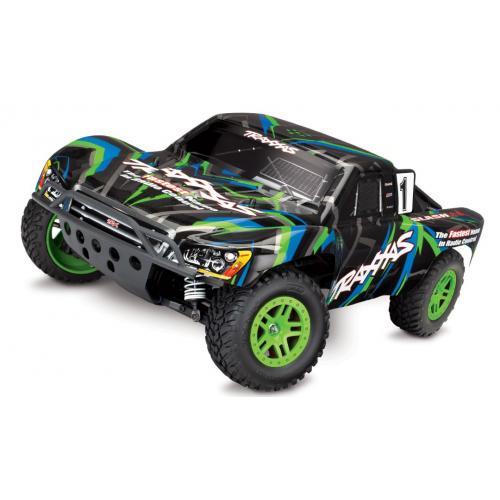 Slash 4Wd 1/10 - Traxxas - Green - Brushed RC-1075