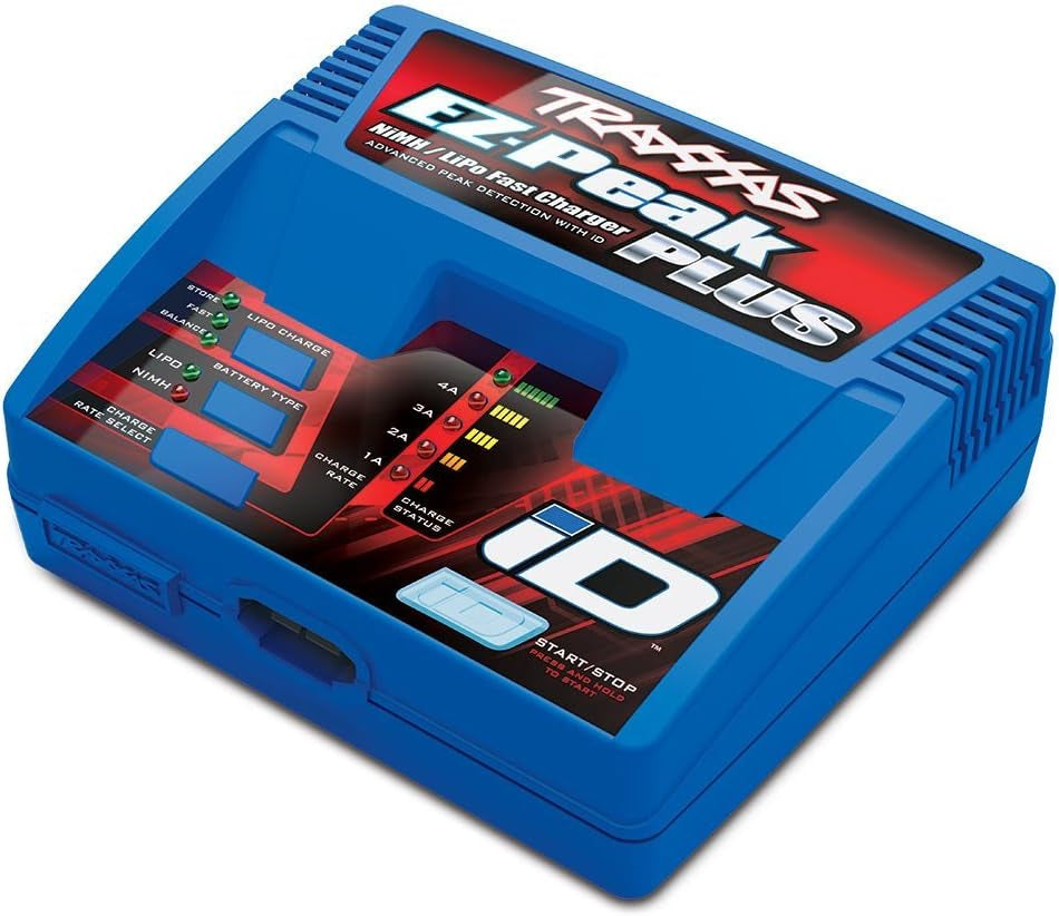 Traxxas 2970 Ez-Peak Plus 4-Amp Nimh/Lipo Fast Charger With Id Auto Battery RC-1079_1