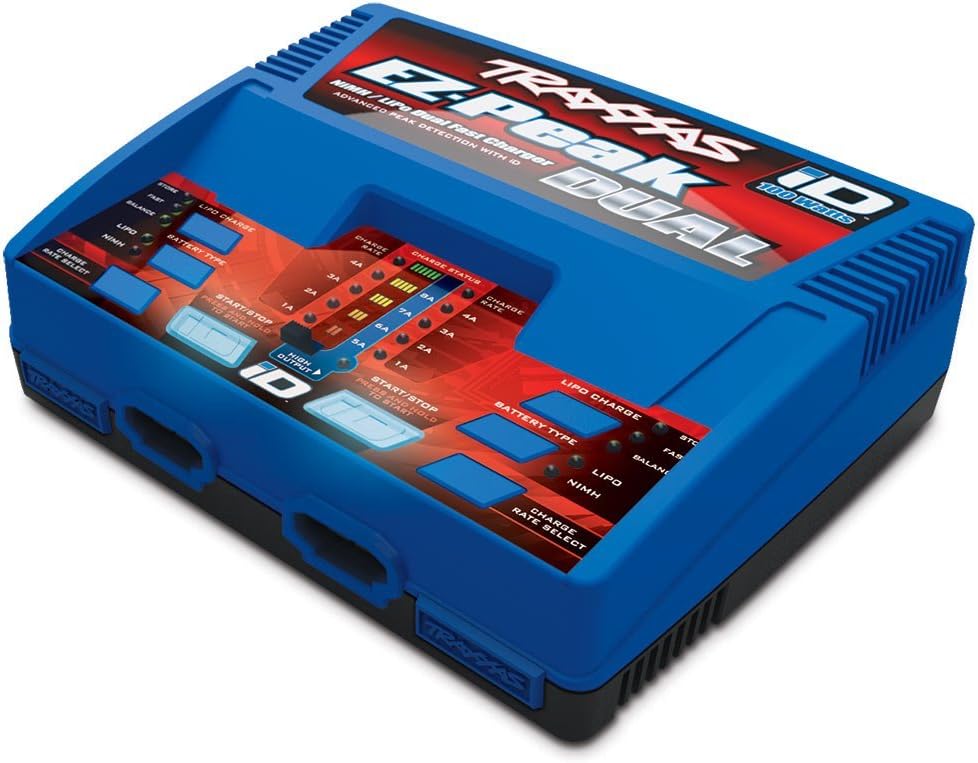 Traxxas Ez-Peak Plus 100 Watt Nimh/Lipo Dual Charger With Id System RC-1081_2