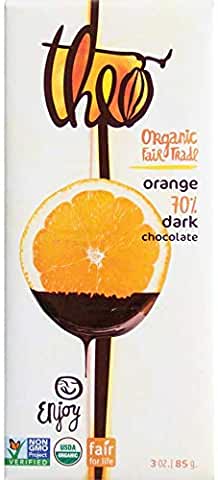 Theo Chocolate Bar - Orange Dark Chocolate TG-10423