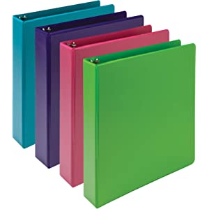 Binder 1.5" Clear View Samsill Assorted Colors cw-11370_ff269598-ee3a-4a31-9f15-ddb313d13fc8