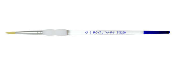 Sg Gold Taklon Round 3 Paint Brush Arts & Crafts jb-37566