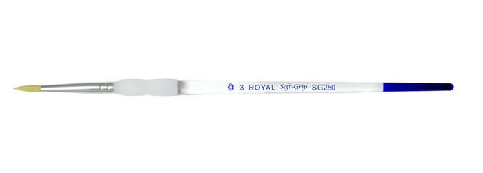 Sg Gold Taklon Round 3 Paint Brush Arts & Crafts jb-37566